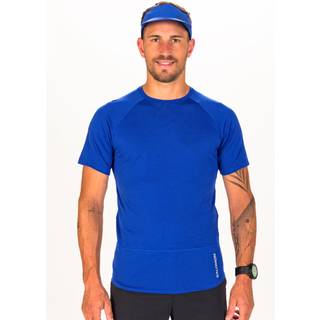 Salomon Men's Cross Run SS Tee Surf The Web, Blue, M