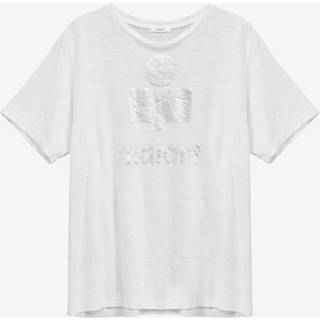 Zewel Logo T-shirt - Mujer - Blanco - Talla S - Marant Étoile