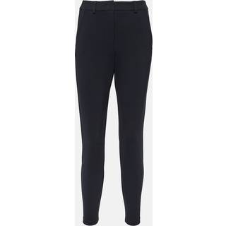 Max Mara Nunzio high-rise cropped pants - blue - S