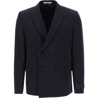 Valentino Double-breasted wool blazer - blue - EU 52