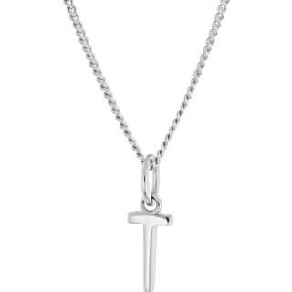 trendor 15210-T Damen-Kette mit Buchstabe T Anhänger Silber 925