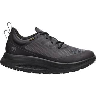 Keen Men's WK400 Waterproof Walking Shoe Black-Black, 42.5
