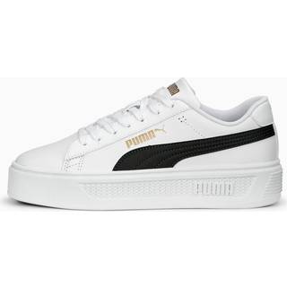 Women&#39;s Puma Smash Platform v3 Sneakers, White, Size 38.5, Shoes - Gold - 38.5