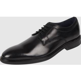 JOOP! Herren Derby schwarz Glattleder