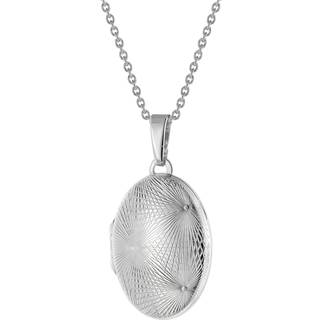 trendor 75755 Damen-Kette mit Medaillon Silber 925