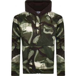 Sweatshirt med hætte Nike Therma-FIT Men s Allover Camo Fitness Hoodie dq6949-220 Størrelse M