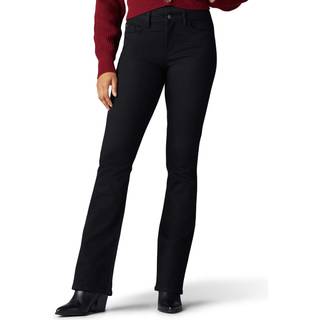 Ryttere af Lee Indigo Womens Midrise Bootcut Jean Black 16 Reg