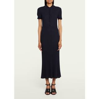 Gabriela Hearst Amor silk and cashmere midi dress - black - M