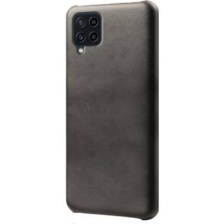 Samsung Galaxy M32 / M22 Kunstlæder Cover - Sort