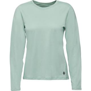 Black Diamond Lightwire LS Tee - Løbetrøje Dame, Str. L, Reflekterende & Hurtigtørrende Grøn