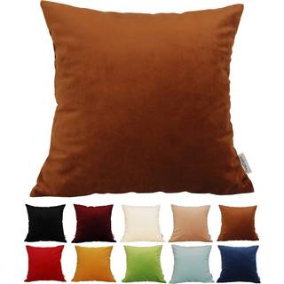 Tangdepot solid fl?jl kast pude covereuro shamcushion sham super luksus bl?d pude sager Mange farver og st?rrelse muligheder - (20x20 chokolade)