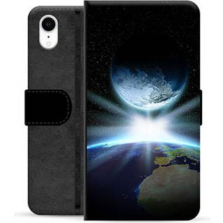 iPhone XR Premium Flip Cover med Pung - Verdensrum
