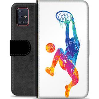 Samsung Galaxy A51 Premium Flip Cover med Pung - Slam Dunk