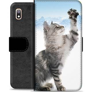 Samsung Galaxy A10 Premium Flip Cover med Pung - Kat