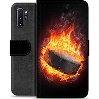 Samsung Galaxy Note10+ Premium Flip Cover med Pung - Ishockey