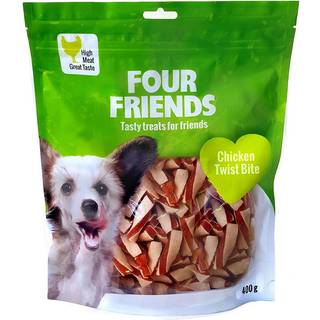 Hundegodbidder Chicken Twist Bite 400 g FourFriends