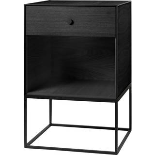 Audo Copenhagen Frame 49 Sidebord Med 1 Skuffe - Sidebord & Aflastningsbord Askefinér Sortbejdset Ask - 71074-001582