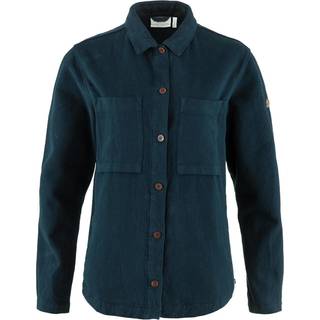 Fjällräven Women's Singi Flannel Overshirt Skjorte Damer størrelse M farve blå