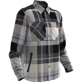 MASCOT® Flannel skjorte med fiberpelsfór Stengrå Ternet 23104-446-899 3XL
