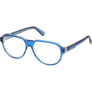 Guess GU50090 092 56 Briller Mænd Blue - Transparent Blue on Clear - 56mm