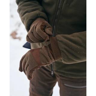 Pinewood handsker Småland 11 H.brown/Suede brown 1148