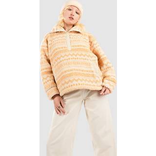 Rip Curl La Isla Polar Half-Zip Fleecepullover - XS - off white