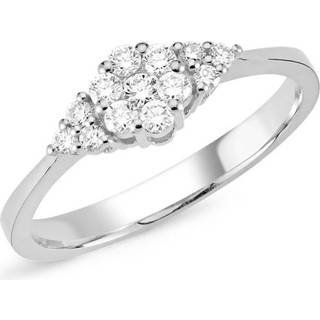 Lilja 14 Karat Hvidguld Ring fra Nuran med Diamanter 0,30 Carat W/SI