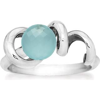 Rabinovich Soft Line Sterling Sølv Ring med Calcedon