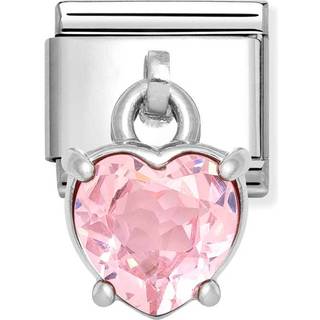 Nomination Pink Heart Crystal Charm