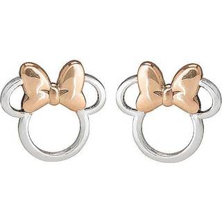 Disney Rose Gold & Silver Minnie Mouse Earrings - Rose Gold Mix