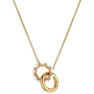 Hot Diamonds DN166 Damen-Halskette Silber vergoldet HD X JJ Calm
