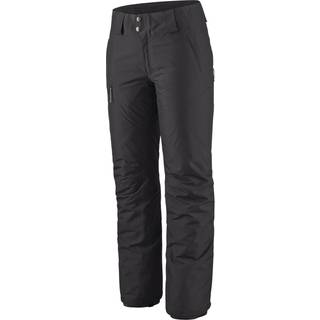 Patagonia Women's Insulated Powder Town Pants Skibukser Damer størrelse S farve grå/sort