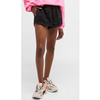 Balenciaga - Straight-Leg Distressed Bleached Cotton-Jersey Shorts - Men - Black - M