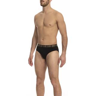 Cavalli Class Black Cotton Men Underwear