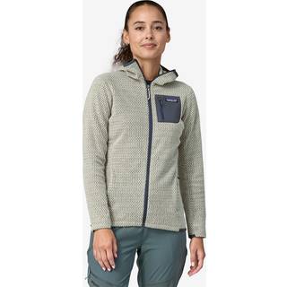 Patagonia Women's R1 Air Full-Zip Hoody Fleecejakke Damer størrelse L farve grå