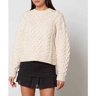 Marant Etoile Jake cable-knit sweater - white - L