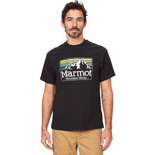 Marmot Men's MMW Gradient Tee Ss Black, XL