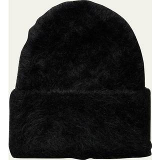 Toteme Alpaca wool-blend beanie - black - One Size