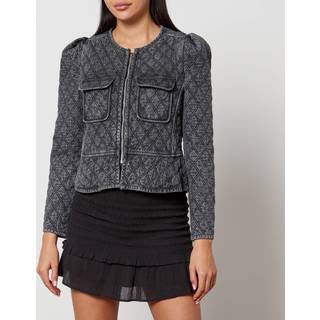 Marant Etoile Deliona quilted denim jacket - grey - XXS