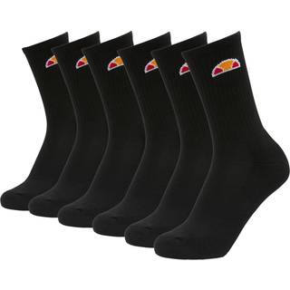 Ellesse 6 Pack Sport Socks Black