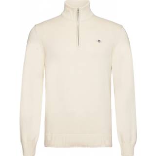 GANT Casual Cotton Half Zip Cream