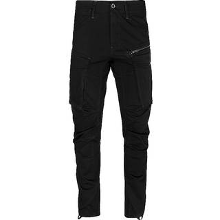 Rovic Zip 3D Regular Tapered Pants - Black - Men