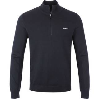 BOSS Momentum X QZ Knitwear in Dark Blue | BOSS | Norton Barrie  - M