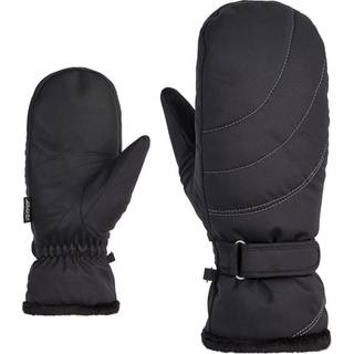 Ziener Women's Kahlia PR Mitten Glove Handsker Damer størrelse 7 farve grå/sort