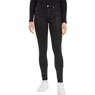 TH Flex Como Skinny Jeans, Black Coated, W30/L32