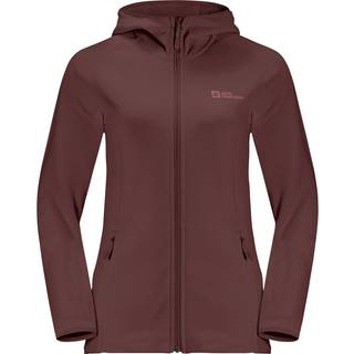 Jack Wolfskin Women's Baiselberg Hooded Full Zip Dark Maroon, XS
