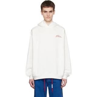 Marni Printed cotton jersey hoodie - white - EU 50