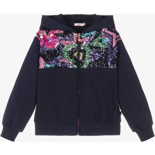 Billieblush Hættetrøje Med Pailleter Navyblå 2 Y  Marineblå  2 år  kvinde