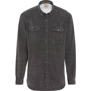 Camel Fløjlsskjorte Sort - 42/L