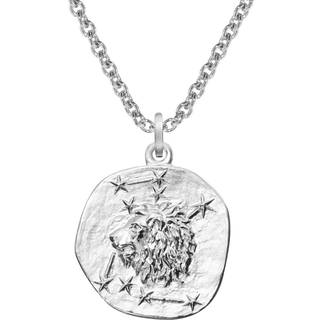 trendor 08441-08 Sternzeichen Löwe mit Halskette 925 Silber Ø 16 mm